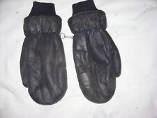Fausthandschuhe leder schwarz gebraucht kaufen  Westerstede