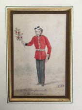 Watercolour middlesex crickete for sale  BUDE