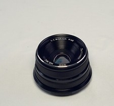 Lente manual 7artisans 25mm f/1.8 compacta Wide Angel para montagem Canon EOS-M, usado comprar usado  Enviando para Brazil