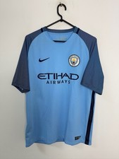 CAMISA DE FUTEBOL NIKE MANCHESTER CITY 2016/2017 CASA TAMANHO L ADULTO comprar usado  Enviando para Brazil