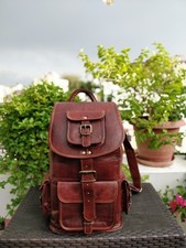 Vintage leder rucksack gebraucht kaufen  Berlin