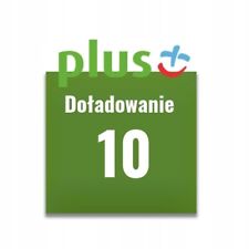 Doładowanie Plus 10 zł PLN AUTOMAT 24/7 PL WYSYŁKA W 2 MINUTY na sprzedaż  PL