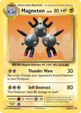Magneton 38/108 XY Evolutions baralho temático não holográfico cartão promocional Pokemon quase perfeito comprar usado  Enviando para Brazil