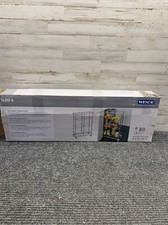 Novo carrinho com rodas de metal revestido a pó Wenko Slim 6 prateleiras  comprar usado  Enviando para Brazil