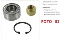 Vkba1327 kit cuscinetti usato  Gioia Tauro
