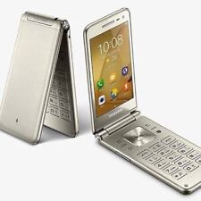 Używany, Odblokowany folder Samsung Galaxy G1600 Dual SIM LTE Flip 8MP Klawiatura SmartPhone na sprzedaż  Wysyłka do Poland