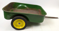Vintage Ertl John Deere 20 Pedal Trator Trike Trailer Carrinho Vagão Metal comprar usado  Enviando para Brazil