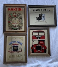 Vintage advertising mirrors for sale  LONDON
