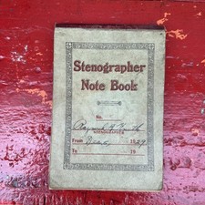 Caderno de anotações estenógrafo vintage antigo 1929 semi usado comprar usado  Enviando para Brazil