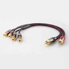 Pacote com 2 RCA macho para 2 RCA fêmea adaptador de alto-falante de áudio Y cabo divisor 12" polegadas comprar usado Pacote com 2 RCA macho para 2 RCA fêmea adaptador de alto-falante de áudio Y cabo divisor 12" polegadas comprar usado  Enviando para Brazil