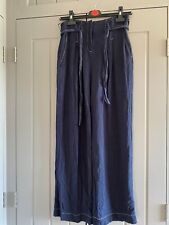 Navy blue linen for sale  UK