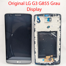Original LG G3 G855 Display LCD TouchScreen Glas Scheibe Rahmen Frame Grau comprar usado  Enviando para Brazil