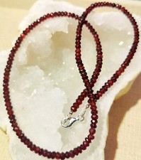 Facettierte granat kette gebraucht kaufen  Heiligenhaus