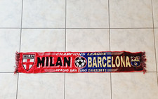 Sciarpa milan barcelona usato  Italia