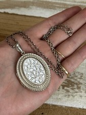 Antique locket sterling for sale  BATH