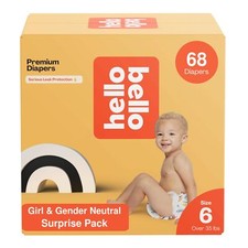 Fraldas para bebês Hello Bello Premium 68 ct tamanho 6, 17 unidades (pacote com 4) de comprar usado  Enviando para Brazil