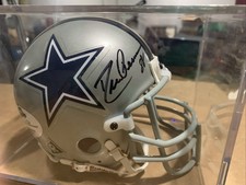 2001 Playoff Absolute Drew Pearson autógrafo mini capacete /600 Cowboys HOF comprar usado  Enviando para Brazil