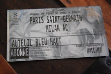 Ticket psg milan d'occasion  Jujurieux