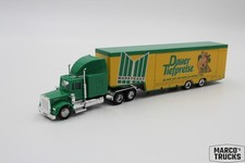 Semi-reboque Herpa Kenworth W900 caixa "Mark Kauf" 1:87 /H22802 comprar usado  Enviando para Brazil