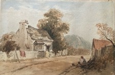 Antique landscape painting for sale  SUNBURY-ON-THAMES