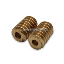 2pcs Durable Copper Motor Output Worm Wheel Gear 0.5 Modulus Φ3/3.17mm 7.5x12mm comprar usado  Enviando para Brazil