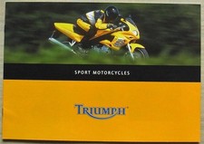 Folheto de vendas TRIUMPH SPORT MOTORCYCLES 2000 #T3864550 TT600 DAYTONA Sprint RS+ comprar usado Folheto de vendas TRIUMPH SPORT MOTORCYCLES 2000 #T3864550 TT600 DAYTONA Sprint RS+ comprar usado  Enviando para Brazil