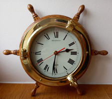 Brass ship wheel for sale  LEICESTER