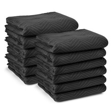Cobertores móveis 80" x 72" Pro Economy - Pacote com 12 - Almofadas pretas para móveis de envio comprar usado  Enviando para Brazil