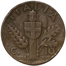Centesimi 1938 xvi usato  Trani