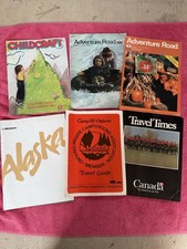 Usado, Misc Lot Of Vintage Magazine Adventure Road Travel Time Alaska Photos Late 70 80 comprar usado  Enviando para Brazil