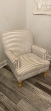 Striped accent chair for sale  Humble