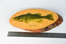 Isca de pesca antiga Heddon Dowagiac boca pequena robalo placa de madeira BH21 comprar usado  Enviando para Brazil