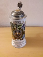 Porzellanbierkrug zinndeckel z gebraucht kaufen  Frohburg