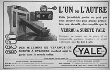 Publicité presse 1922 d'occasion  Compiègne