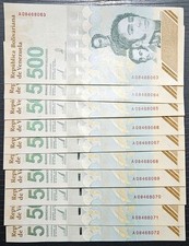 Bundle 500 bolivares d'occasion  Expédié en Belgium