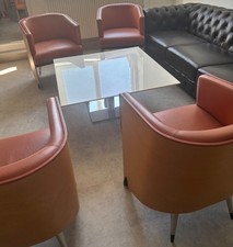 Loungesessel leder holz gebraucht kaufen  Aachen