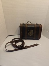 Bolsa Harry Potter Hogwarts "Couro" Mala de Bagagem de Madeira 10" Falhas de Decoração de Baú comprar usado  Enviando para Brazil