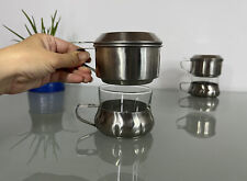 Cafeteira de uma xícara em metal e vidro, usado comprar usado  Enviando para Brazil