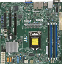 Placa-mãe M-ATX para servidor Intel C236 DDR4 Supermicro MBD-X11SSH-F LGA 1151 comprar usado  Enviando para Brazil