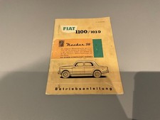 Bedienungsanleitung fiat 1100 gebraucht kaufen  Berlin