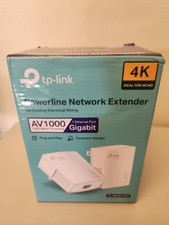 Kit TP-Link Powerline Network Extender AV1000 Gigabit 4K TL-PA7017 -NOVA CAIXA ABERTA comprar usado  Enviando para Brazil
