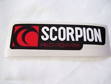 Scorpion red power for sale  RIPLEY