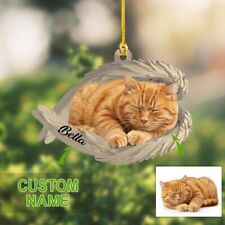 Personalized cat sleeping for sale  Los Angeles