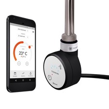 * WYPRZEDAŻ NADWYŻEK Terma Bluetooth Element grzejny TERMA MOA BLUE Czarny 600W na sprzedaż  Wysyłka do Poland