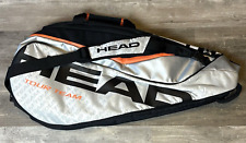 Bolsa de tênis HEAD Tour Team combinada mochila raquete preta prata laranja comprar usado  Enviando para Brazil