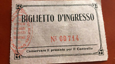 Biglietto ingresso del usato  Caserta