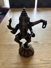 Brass ganesh figurine for sale  LEICESTER