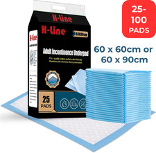 100 disposable incontinence for sale  WEMBLEY
