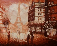 Tableau peinture huile d'occasion  Gagny