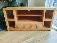 mango wood corner tv unit for sale  GLASGOW